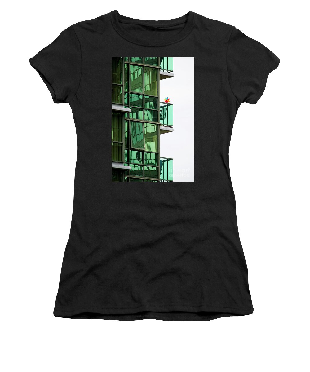 Windmill Women's T-Shirt featuring the photograph The Windmill by Chris Dutton