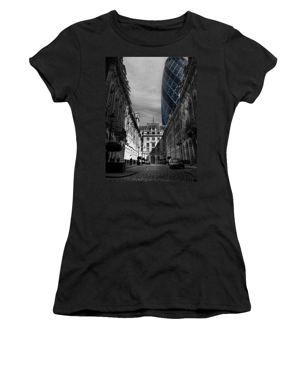 Yhun Suarez Women's T-Shirt featuring the photograph The Future Behind The Past by Yhun Suarez