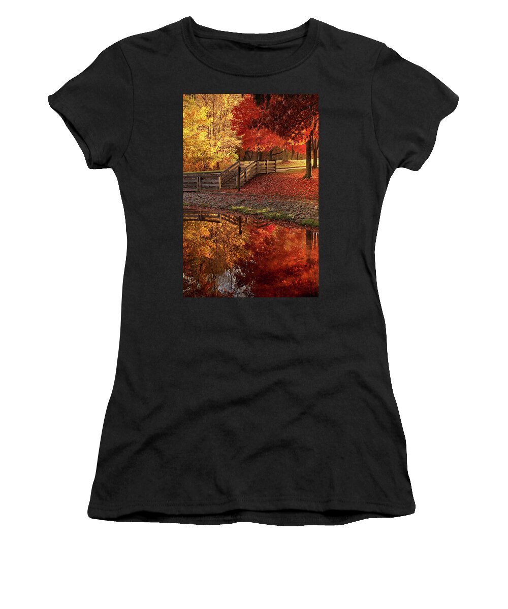 Autumn Women's T-Shirt featuring the photograph The Glory of Autumn by Rob Blair
