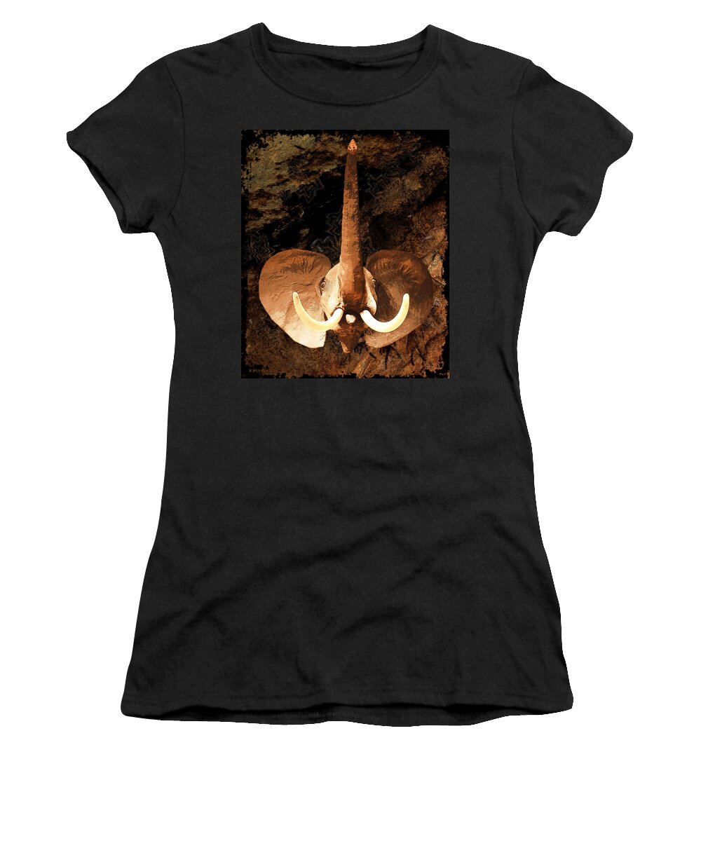 Elephant Women's T-Shirt featuring the photograph The Mighty One by Susan Vineyard
