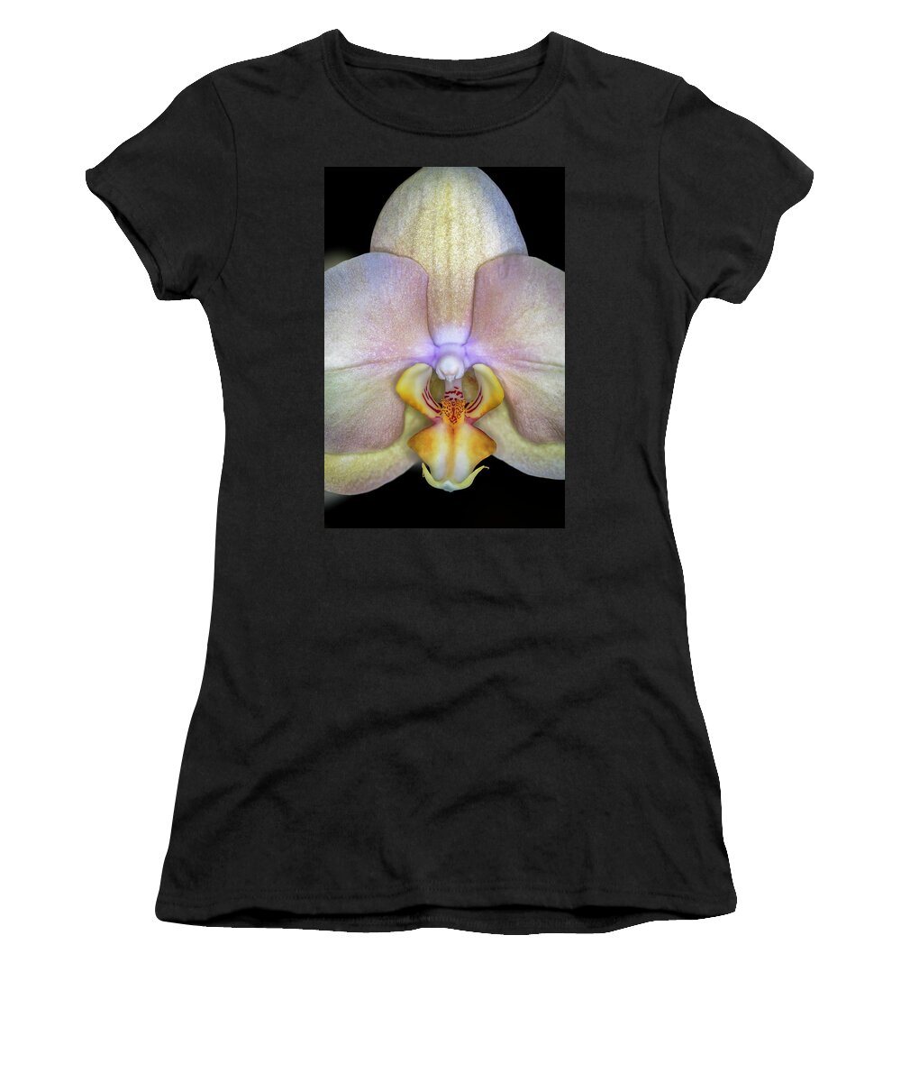 Orchid Women's T-Shirt featuring the photograph The Orchid Blossom by The Flying Photographer
