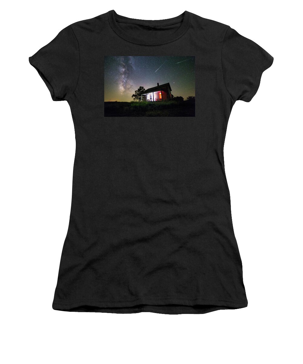 Sky Women's T-Shirt featuring the photograph The Outsider by Aaron J Groen