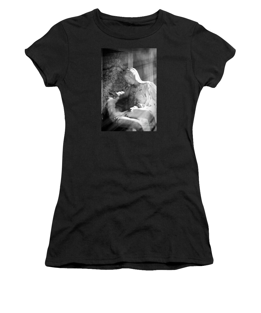 Pieta Statue Women's T-Shirt featuring the photograph The Passion of the Christ by Stefano Senise