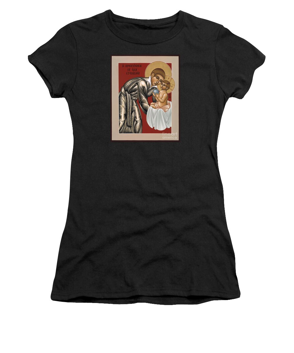 The Proskynesis Of St Stanislaus Kostka Women's T-Shirt featuring the painting The Proskynesis of St Stanislaus Kostka 064 by William Hart McNichols