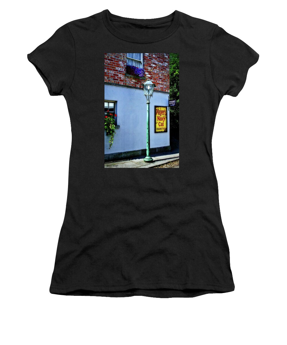 Bunratty Castle Women's T-Shirt featuring the photograph The Shops at Bunratty Castle by Rebecca Samler