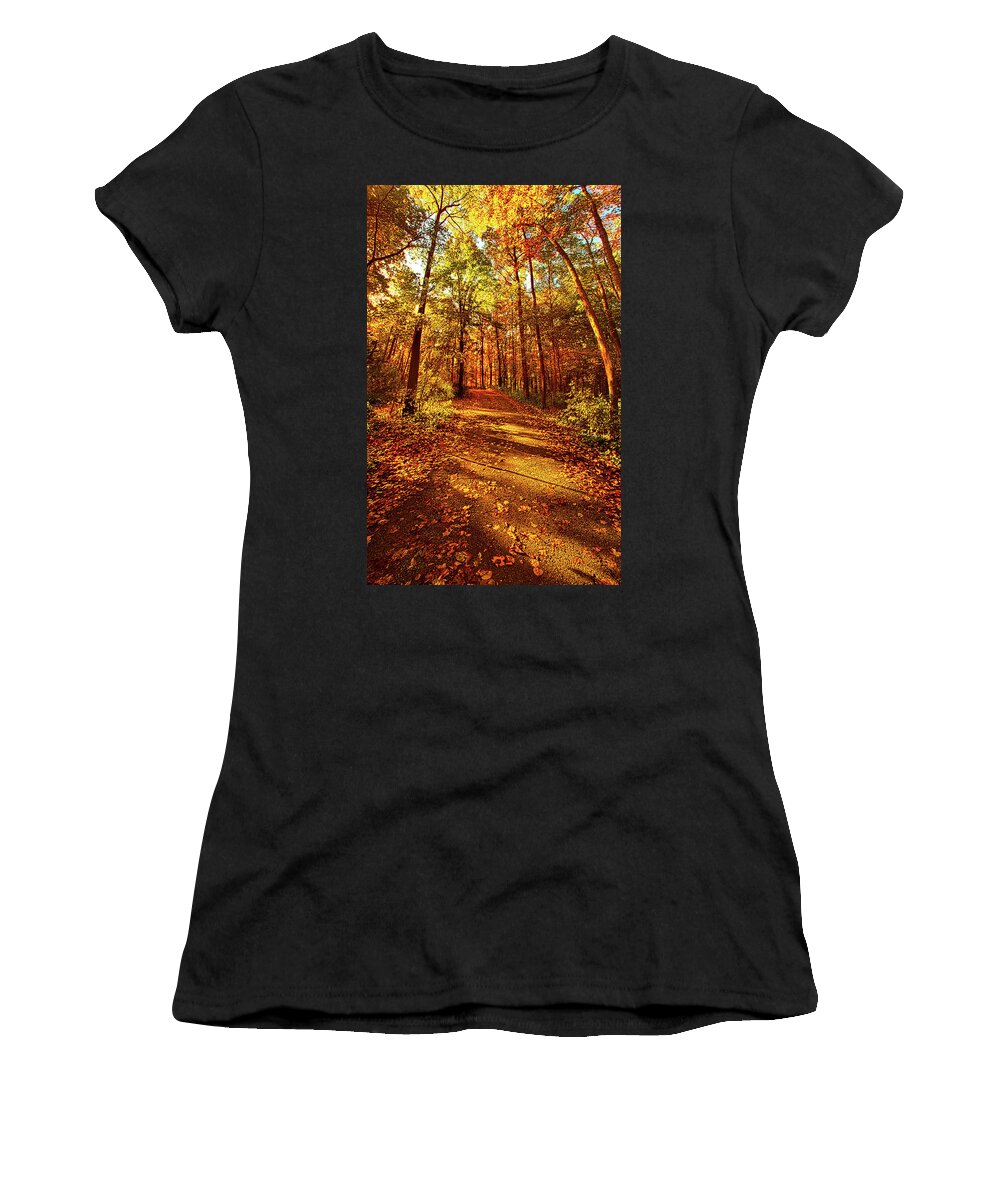 Clouds Women's T-Shirt featuring the photograph To The Place Where I Belong by Phil Koch