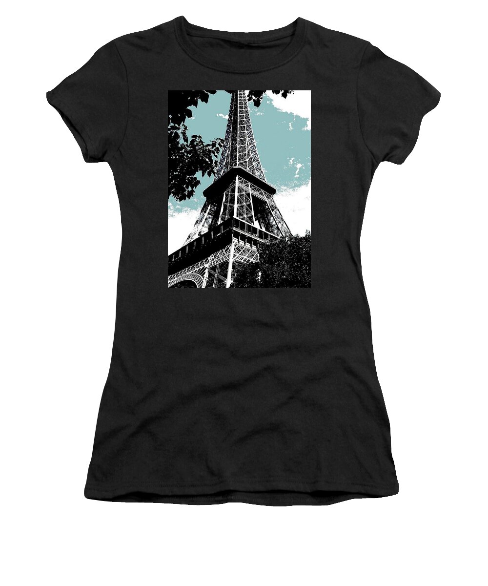 Europe Women's T-Shirt featuring the photograph Tour Eiffel by Juergen Weiss