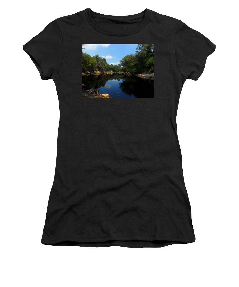 Suwannee Women's T-Shirt featuring the photograph White Springs Suwannee by Julie Pappas