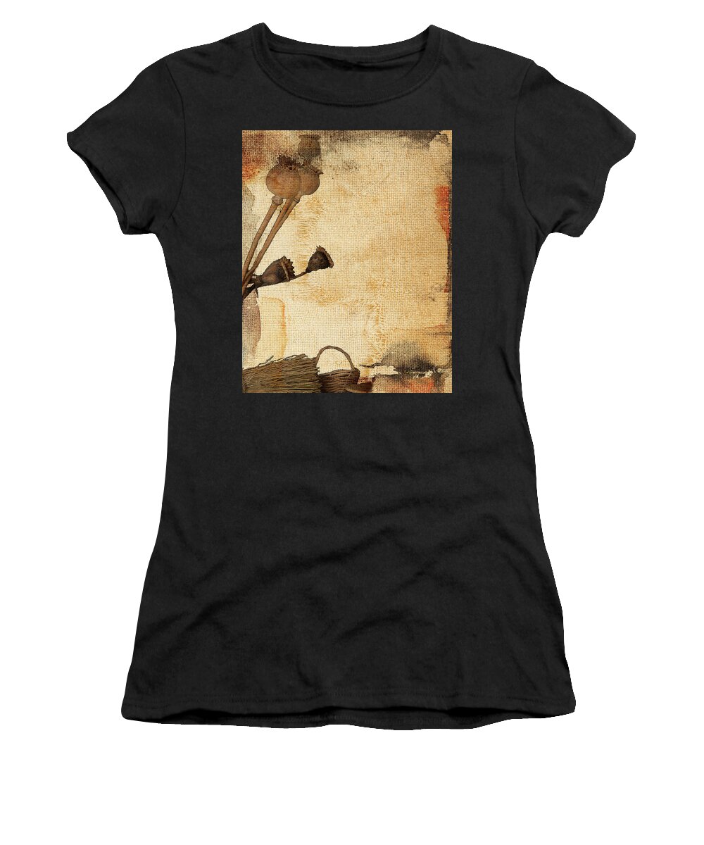 Simplicity Women's T-Shirt featuring the digital art Truth in Raw Simplicity I by Char Szabo-Perricelli