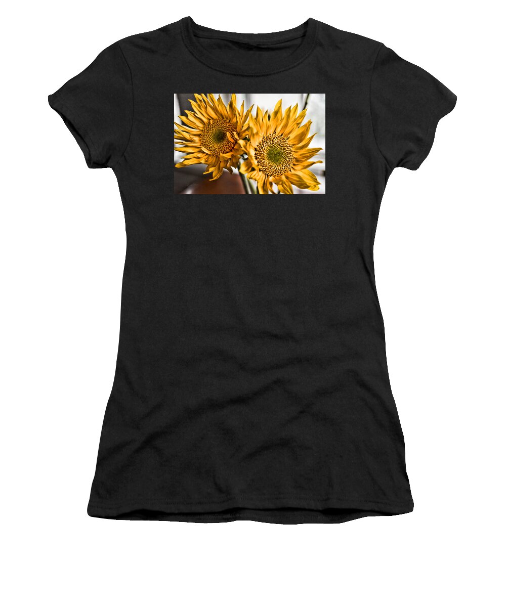 Sharon Popek Women's T-Shirt featuring the photograph Two of a Kind by Sharon Popek