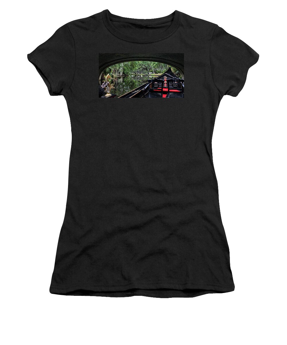 New Orleans Women's T-Shirt featuring the photograph Under The Bridge by Judy Vincent