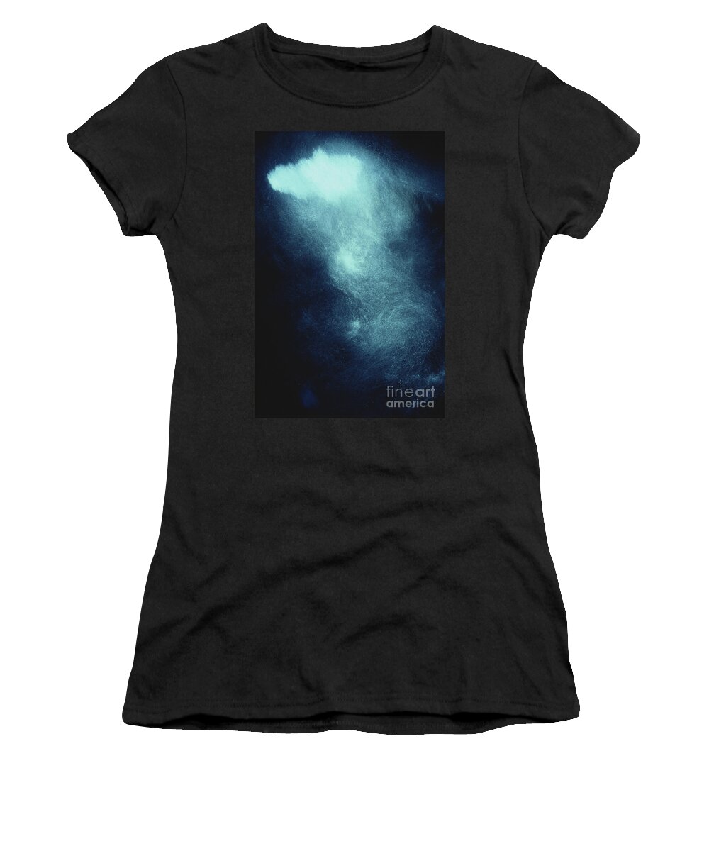 Sea Cave Women's T-Shirt featuring the photograph Underwater Cave by Louisa Preston