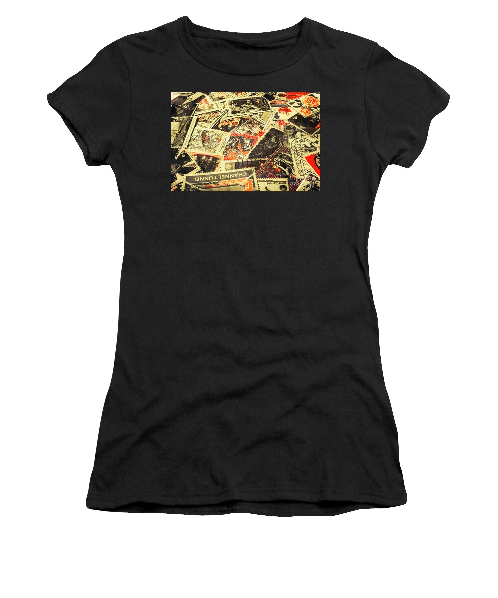 Mail Women's T-Shirt featuring the photograph United Kingdom proof of post by Jorgo Photography