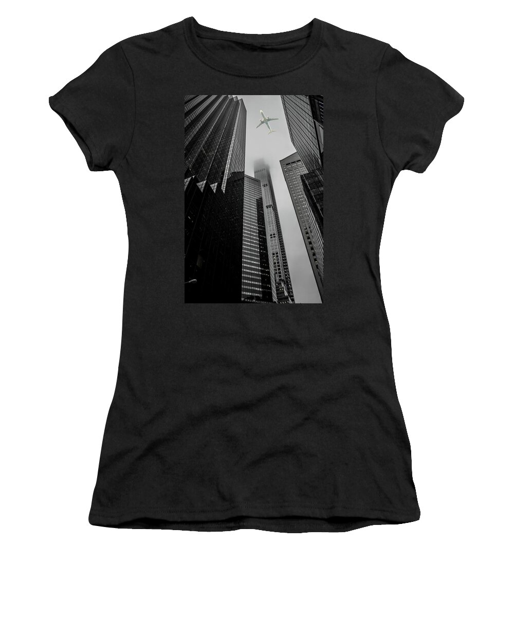 Newyork Women's T-Shirt featuring the photograph Up Above by Martin Newman