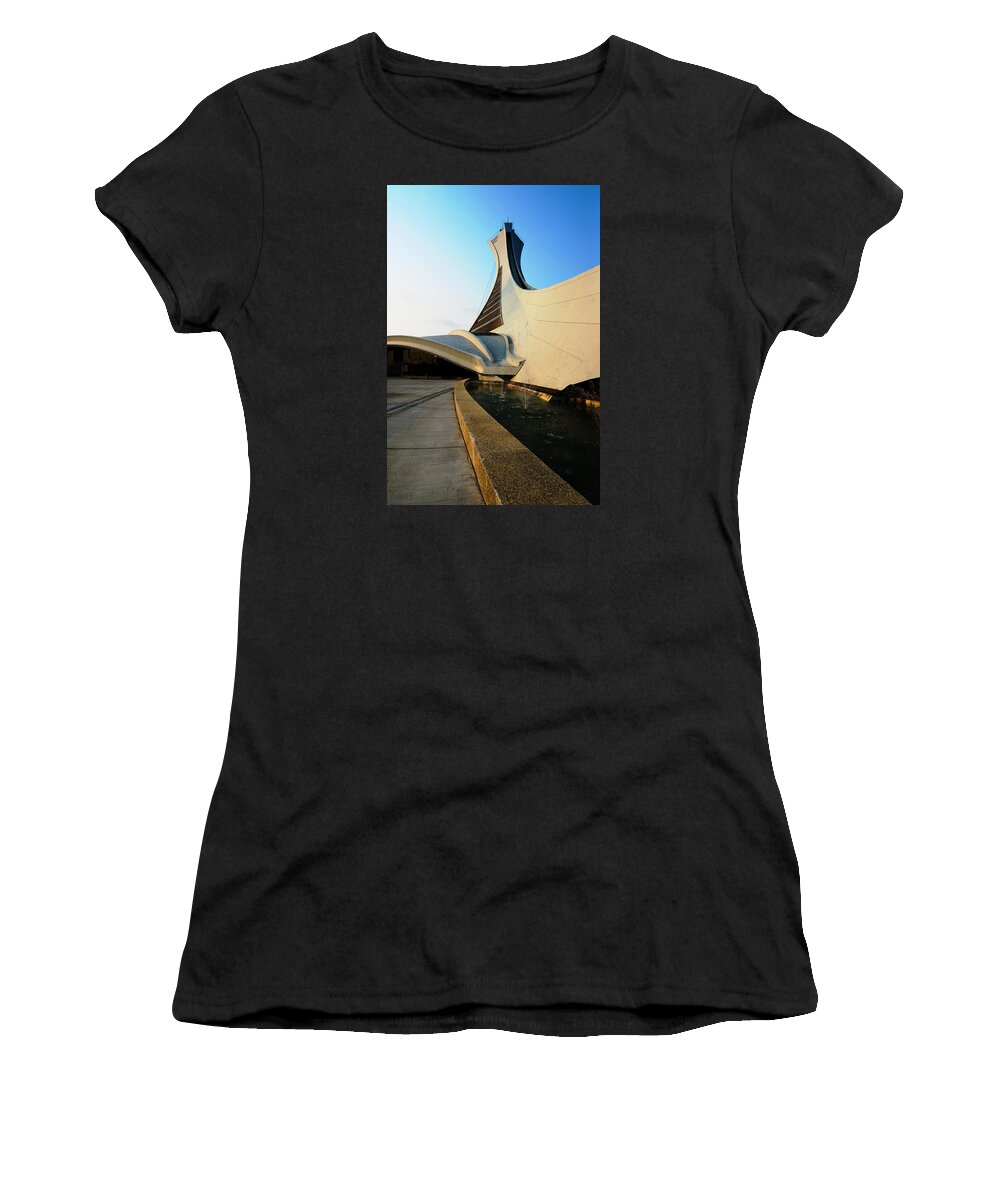 Olympique Women's T-Shirt featuring the photograph up by Jean-Marc Robert