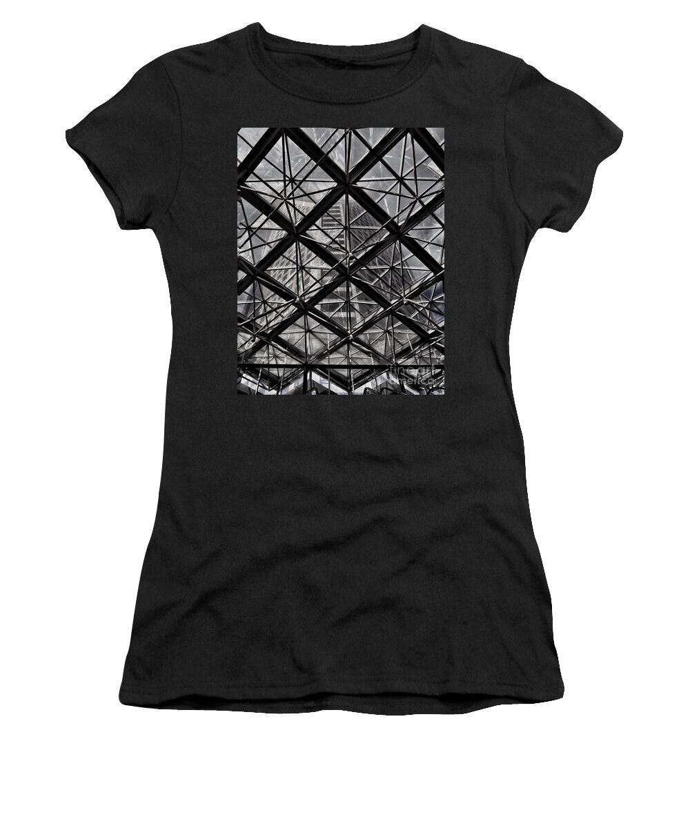 Pattern Women's T-Shirt featuring the photograph Urban patterns - Sao Paulo by Carlos Alkmin