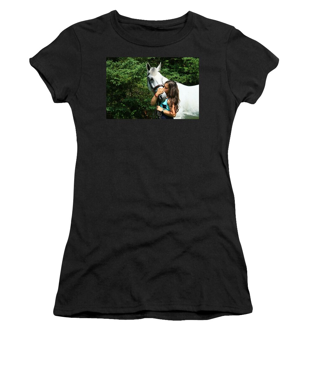  Women's T-Shirt featuring the photograph Vanessa-Ireland44 by Life With Horses