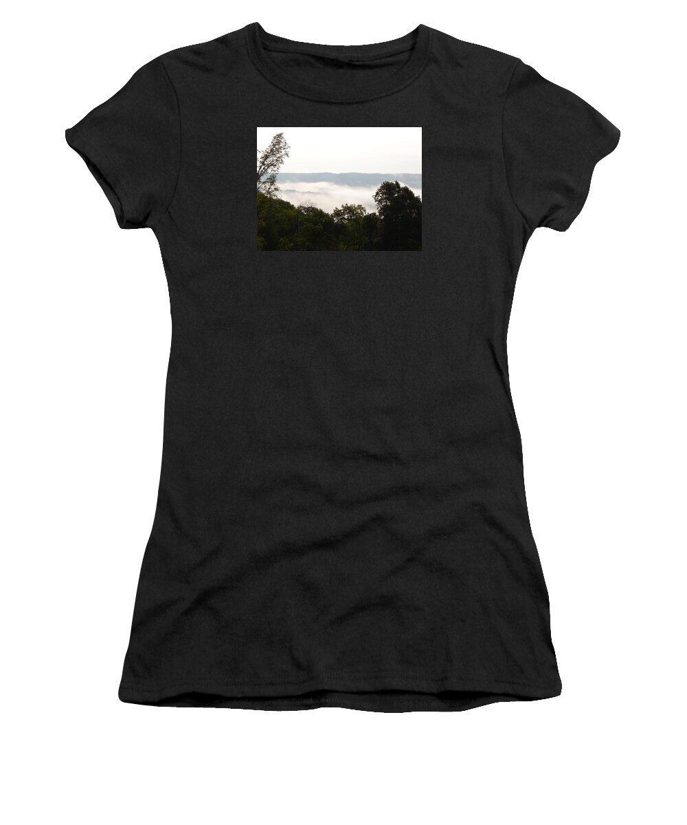 Summertime Women's T-Shirt featuring the photograph View From Olympus by Wild Thing