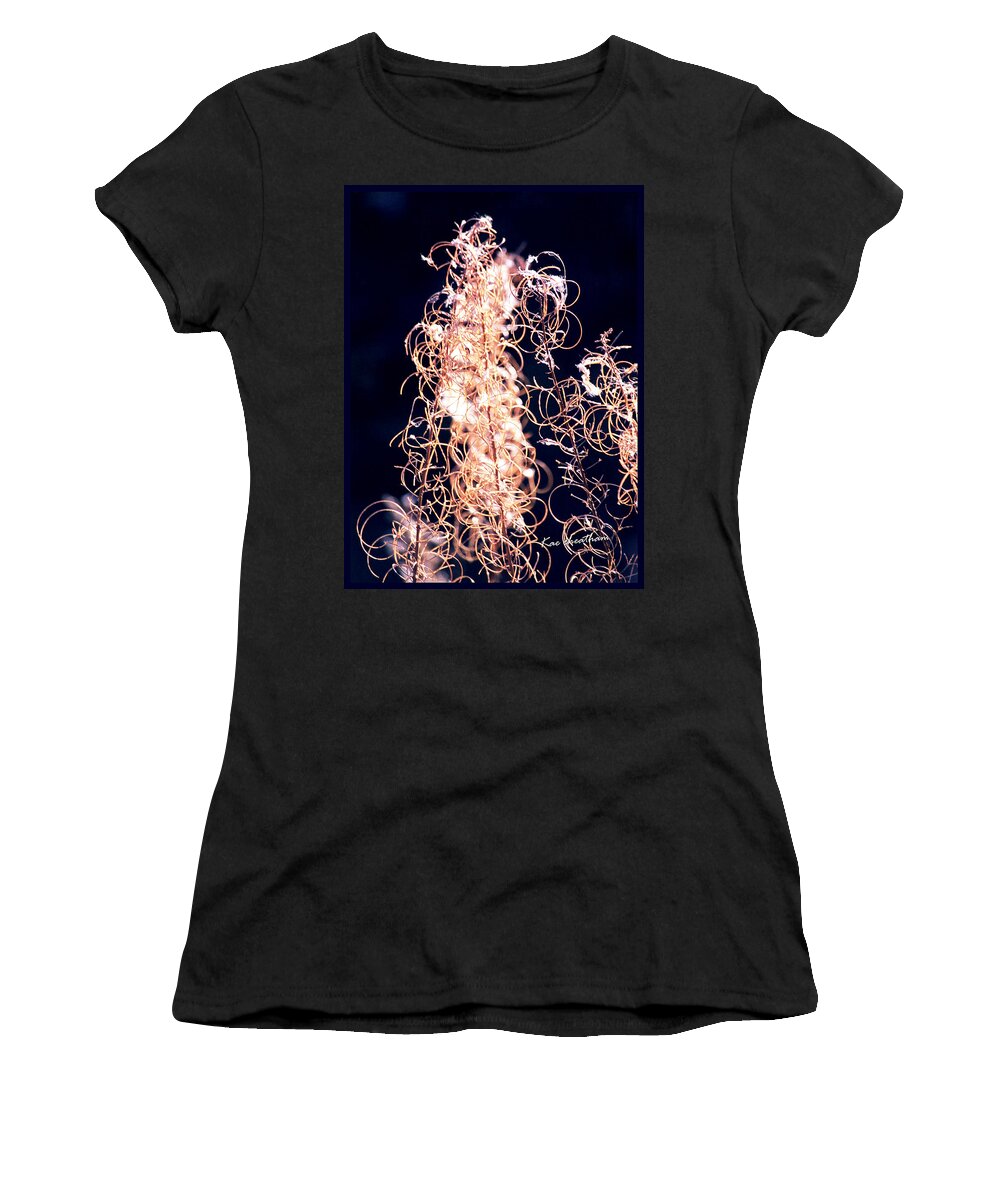 Vines Women's T-Shirt featuring the photograph Vine Circles and Light by Kae Cheatham