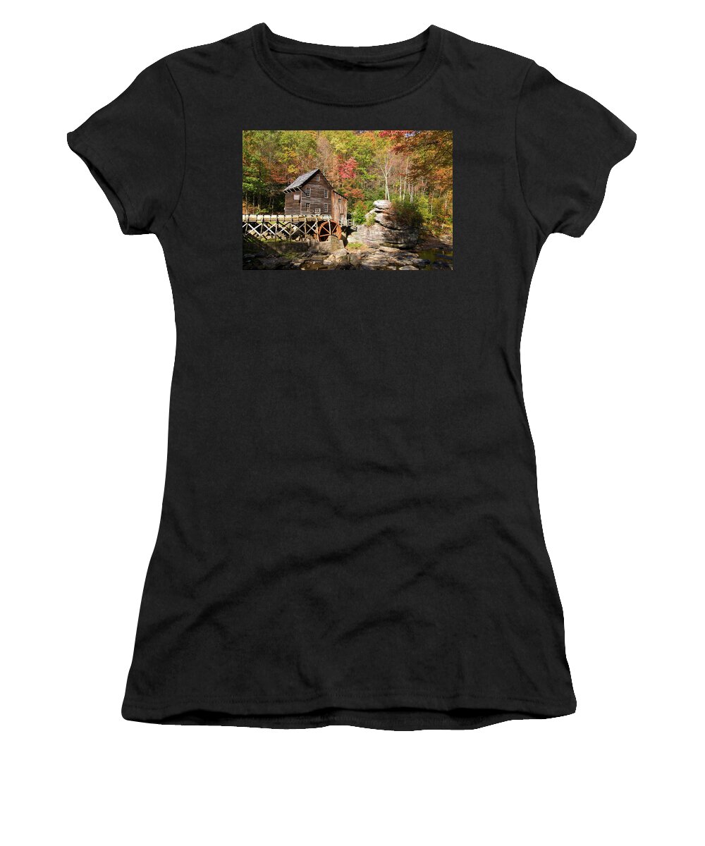 West Virginia Women's T-Shirt featuring the photograph West Virginia Mill by Steve Stuller