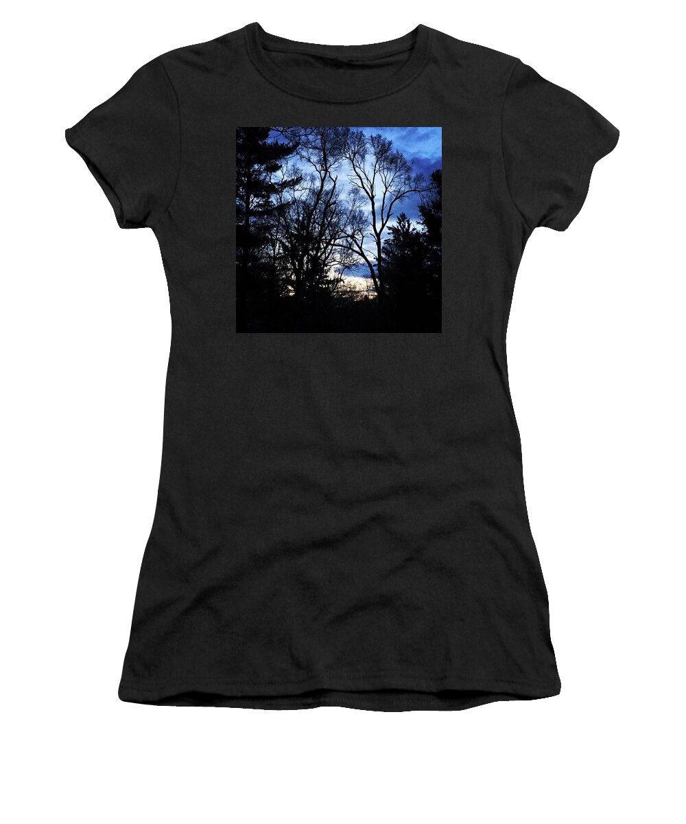 Wallart Women's T-Shirt featuring the photograph 'Where Have You Been'. by Frank J Casella