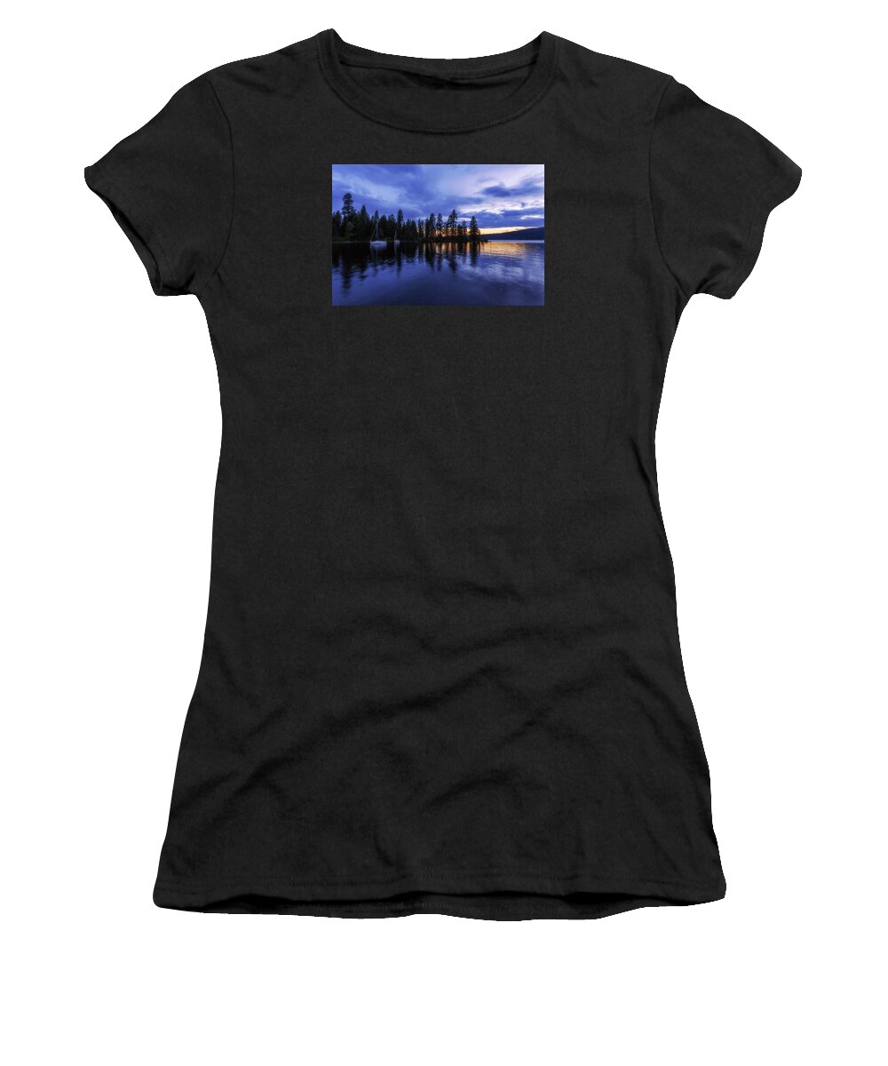 Where Are The Ducks Women's T-Shirt featuring the photograph Where are the Ducks? by Chad Dutson