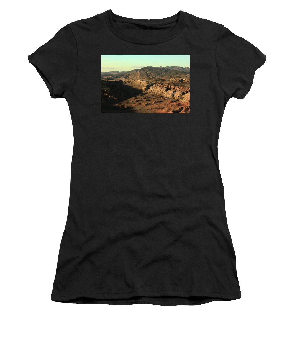 White Ridge Women's T-Shirt featuring the photograph White Ridge by David Diaz