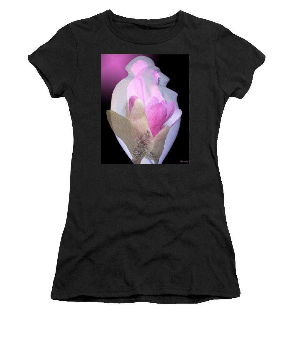 Fleurotica Art Women's T-Shirt featuring the digital art Within Love by Torie Tiffany