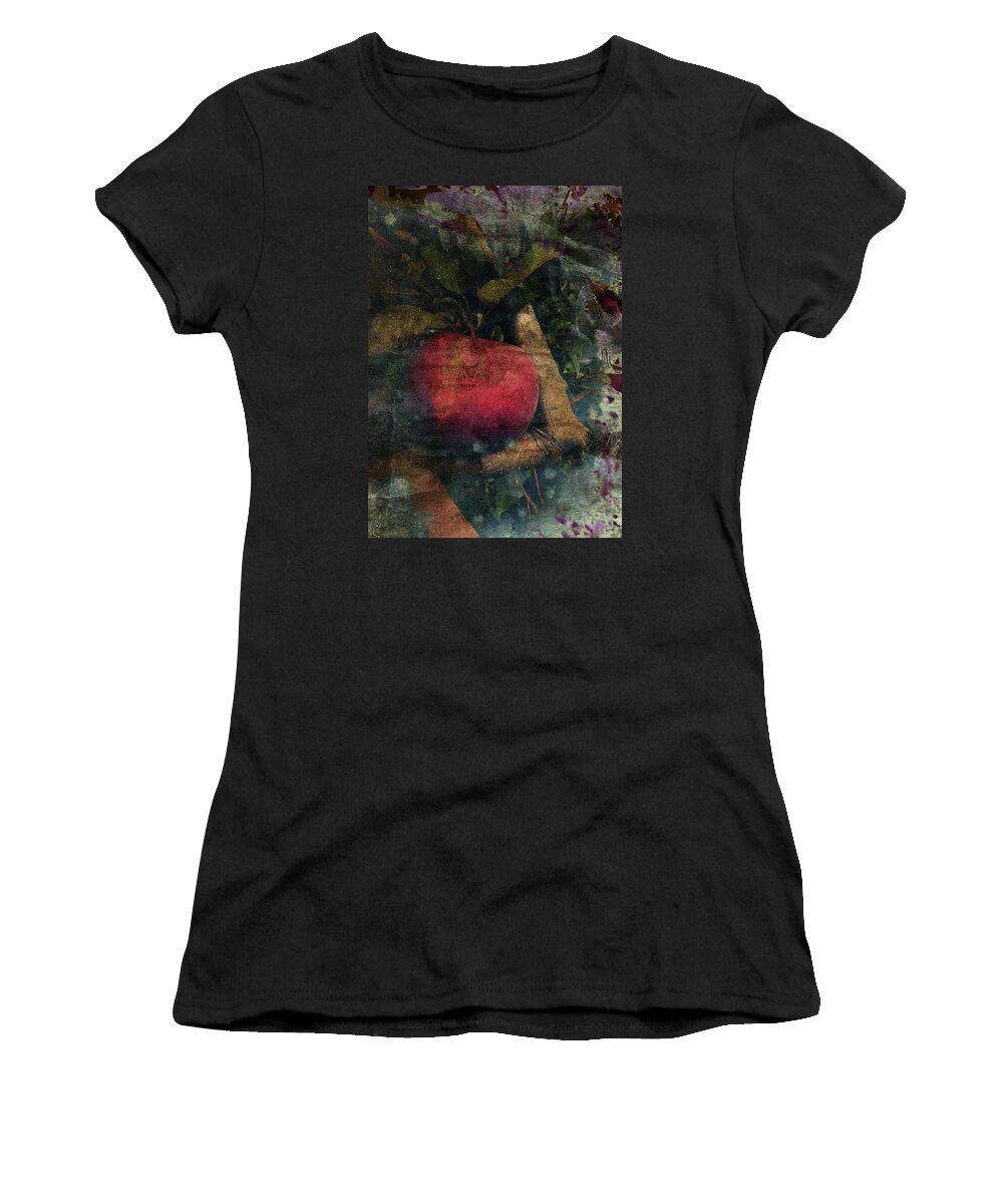 Apple Women's T-Shirt featuring the photograph Without Consequence by Char Szabo-Perricelli