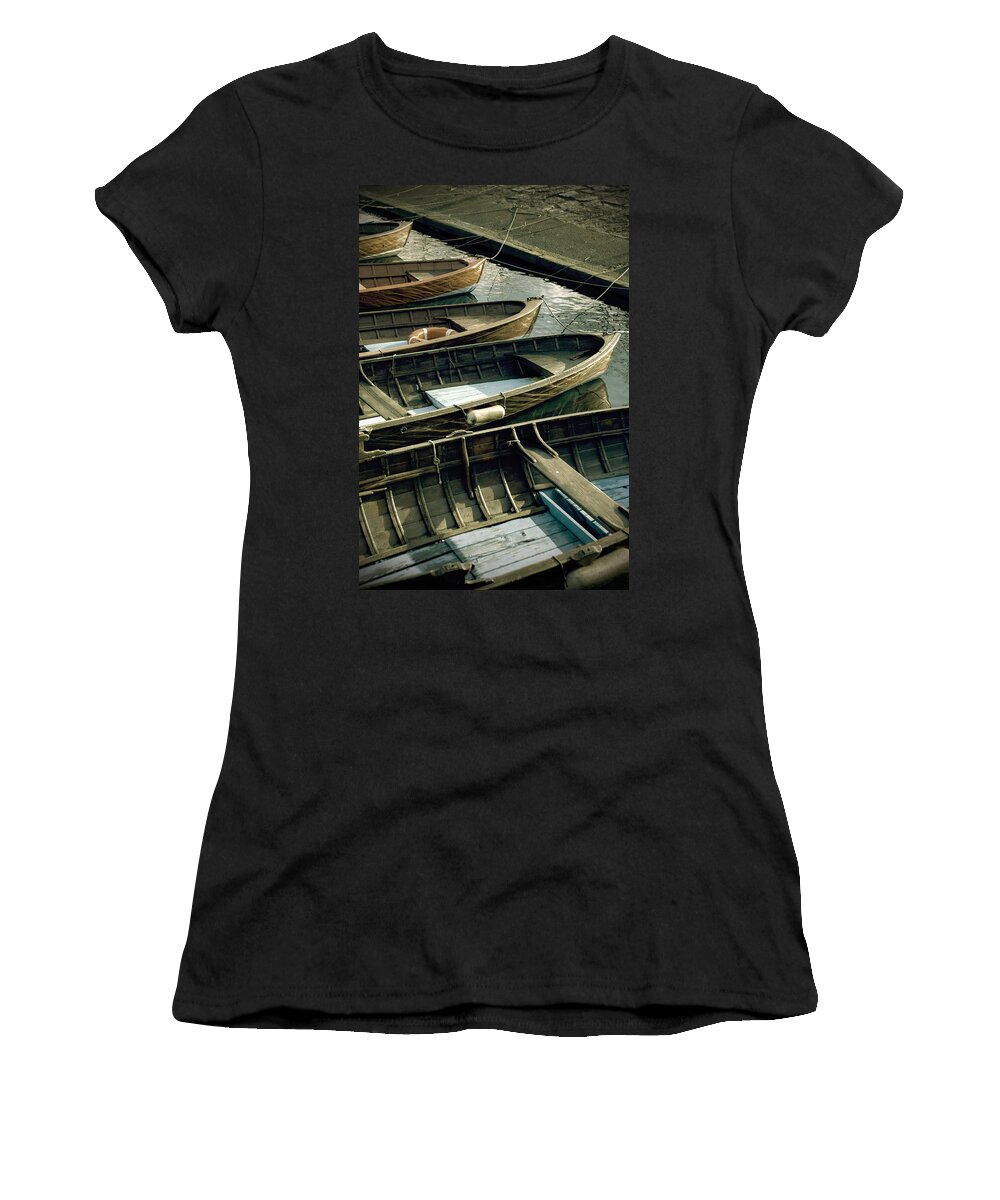 Boat Women's T-Shirt featuring the photograph Wooden Boats by Joana Kruse
