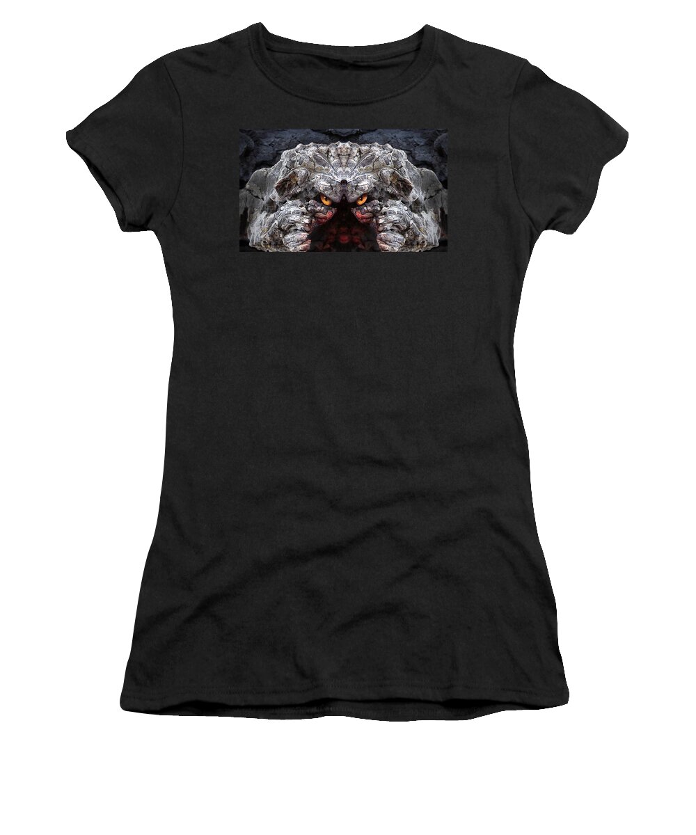 Wood Women's T-Shirt featuring the digital art Woody 95 by Rick Mosher