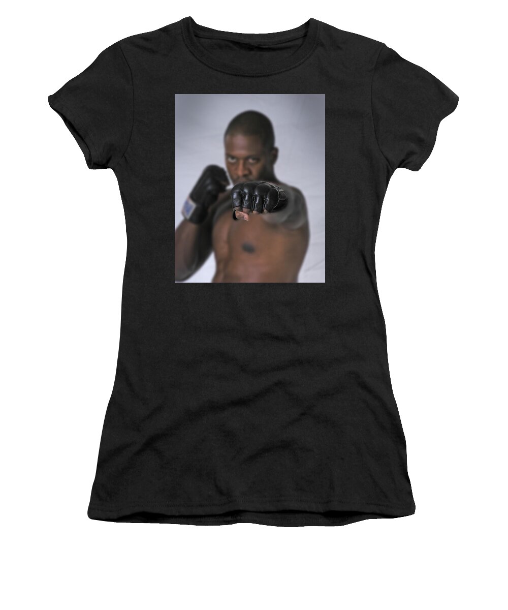Fighter Women's T-Shirt featuring the photograph Yes We Can by DArcy Evans