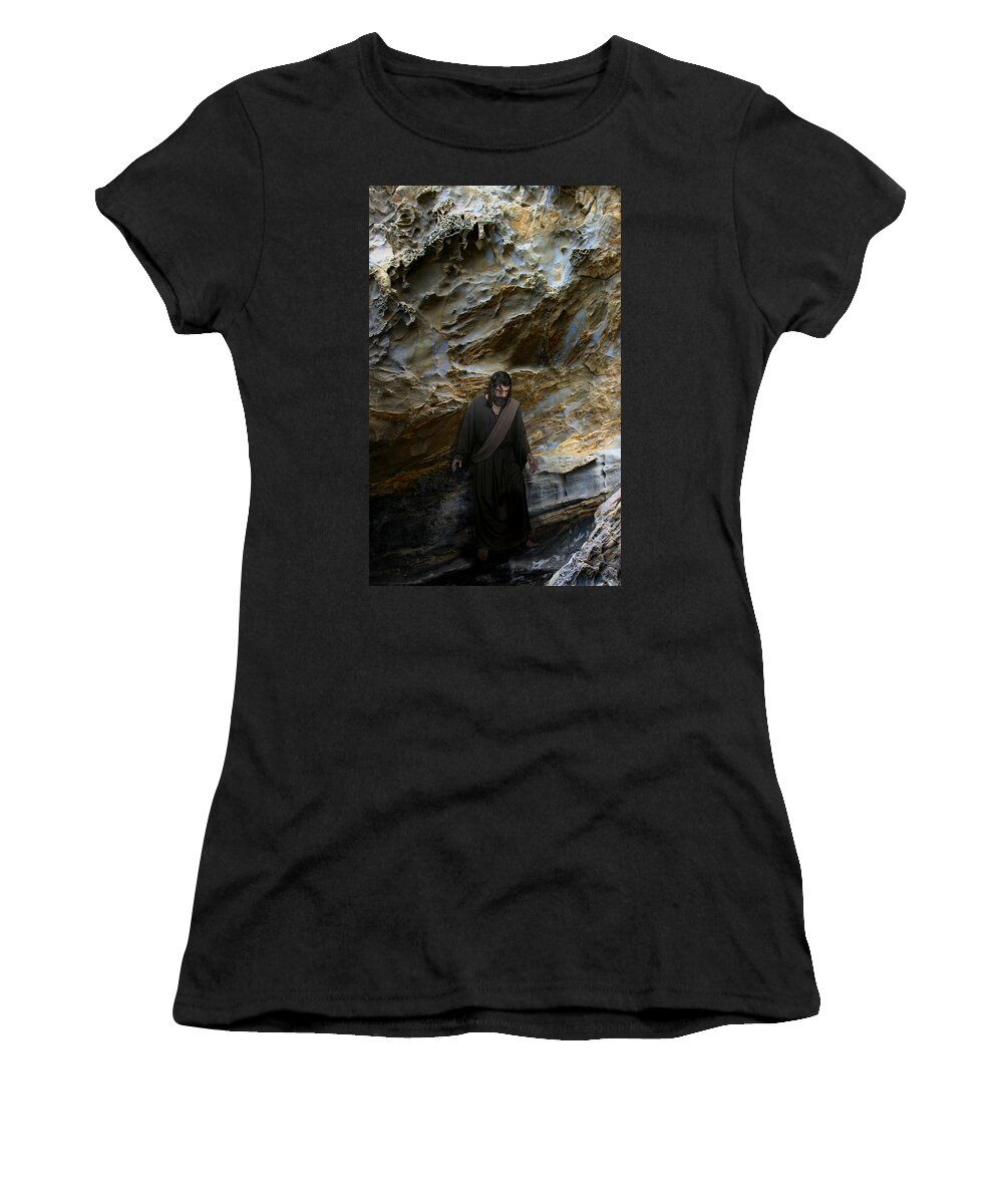 Alex-acropolis-calderon Women's T-Shirt featuring the photograph You Are My Hiding Place And My Shield by Acropolis De Versailles