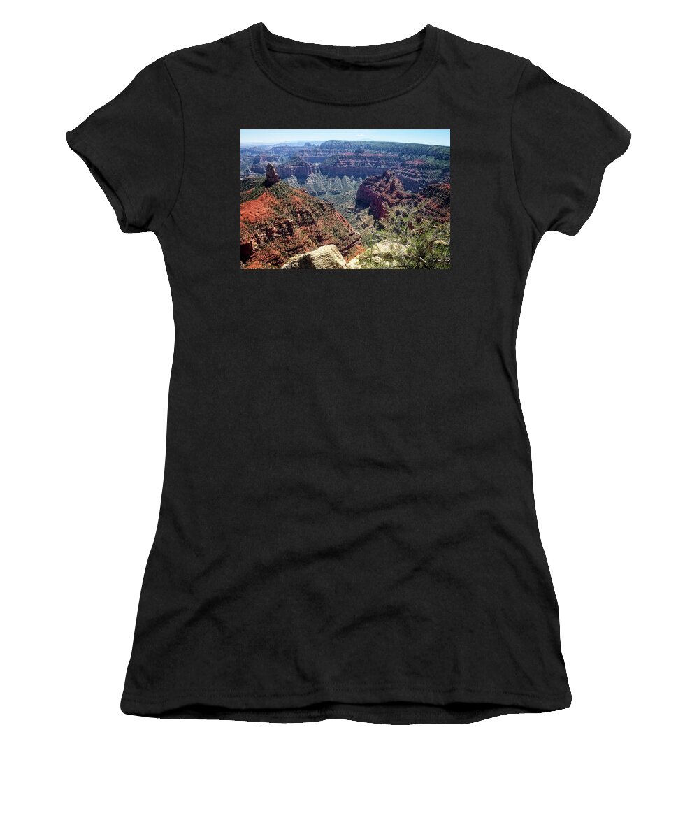 Grand Canyon Women's T-Shirt featuring the photograph You Are My Rock by Lucinda Walter