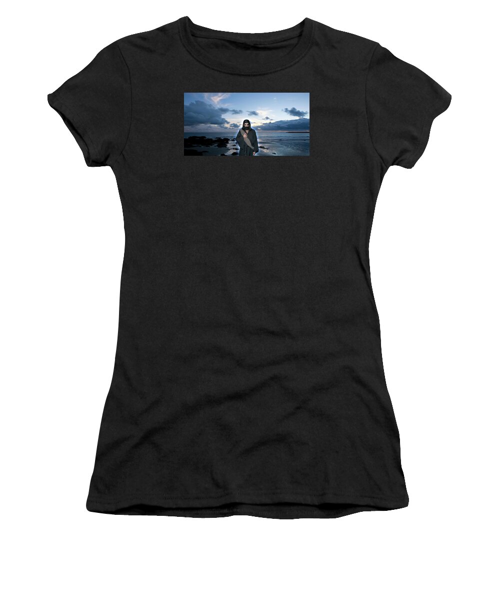 Alex-acropolis-calderon Women's T-Shirt featuring the photograph Your Love Lord Reaches To The Heavens by Acropolis De Versailles