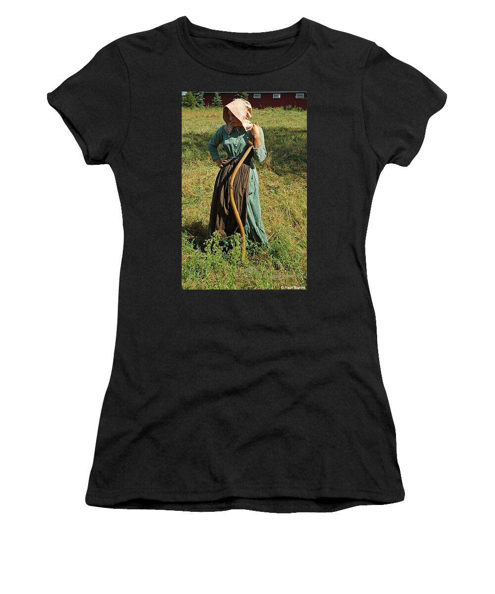  Women's T-Shirt featuring the photograph A Woman's Work #1 by Rein Nomm