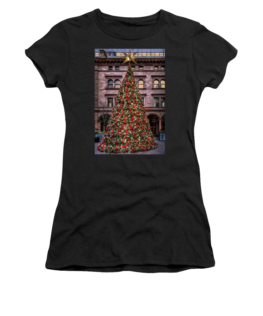 Lotte New York Palace Hotel Women's T-Shirt featuring the photograph Lotte New York Palace #1 by Susan Candelario
