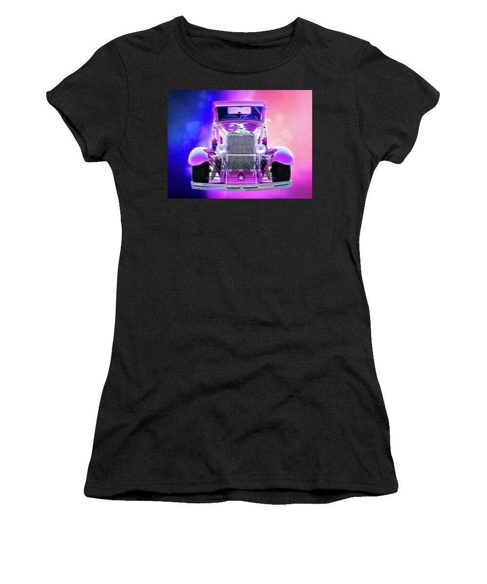 1930 Chevy Women's T-Shirt featuring the digital art 1930 Chevy by Rick Wicker