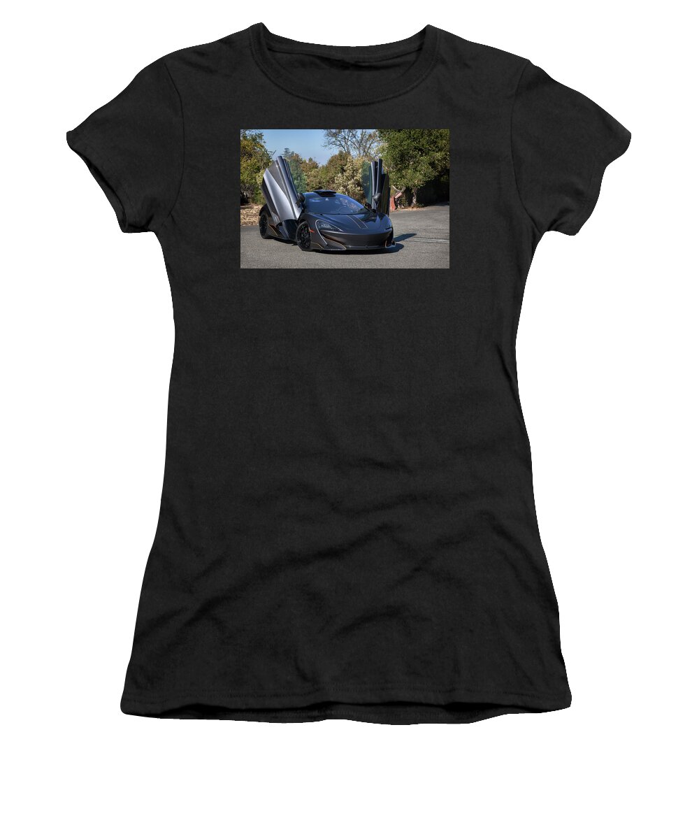 Mclaren Women's T-Shirt featuring the photograph #Mclaren #600LT #Print #7 by ItzKirb Photography