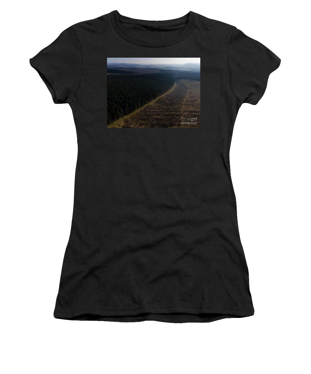 Tree Women's T-Shirt featuring the photograph West Sussex, Uk, 2023 by 