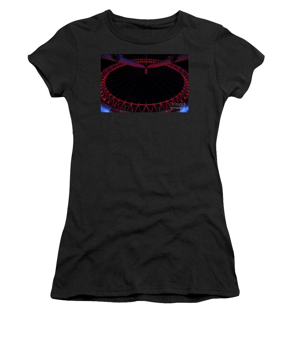 London Eye Women's T-Shirt featuring the photograph Abstract eye by Steev Stamford