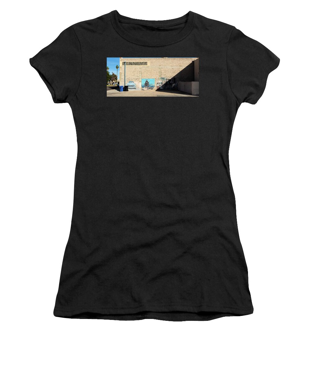 Afternoon Light Women's T-Shirt featuring the photograph Afternoon Light, Needles, CA by Andy Romanoff