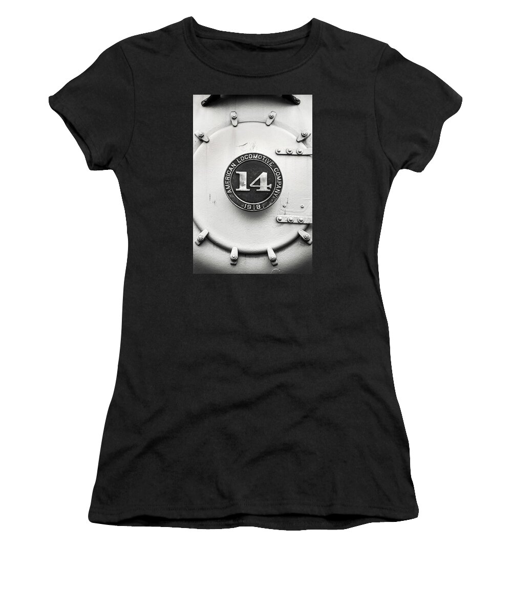 Train Women's T-Shirt featuring the photograph American Locomotiv Company by Don Johnson