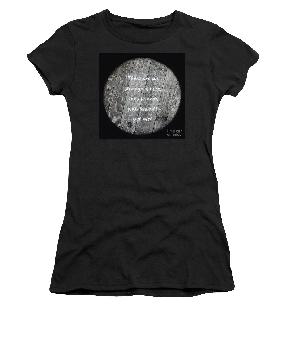 Quote Women's T-Shirt featuring the digital art An Irishman's Quote by Suzette Kallen