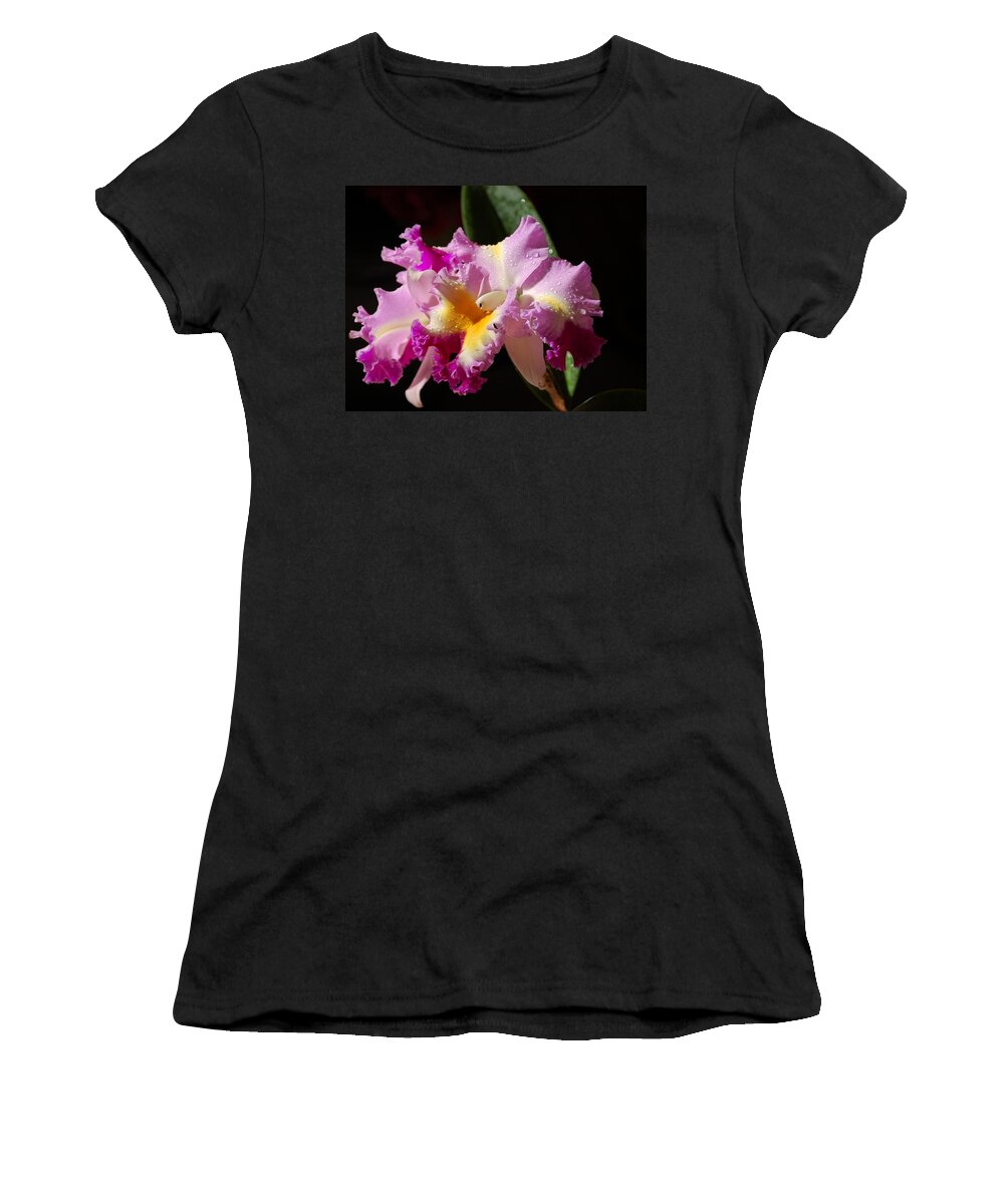 Orchid Women's T-Shirt featuring the photograph Best Cattleya by Nancy Ayanna Wyatt
