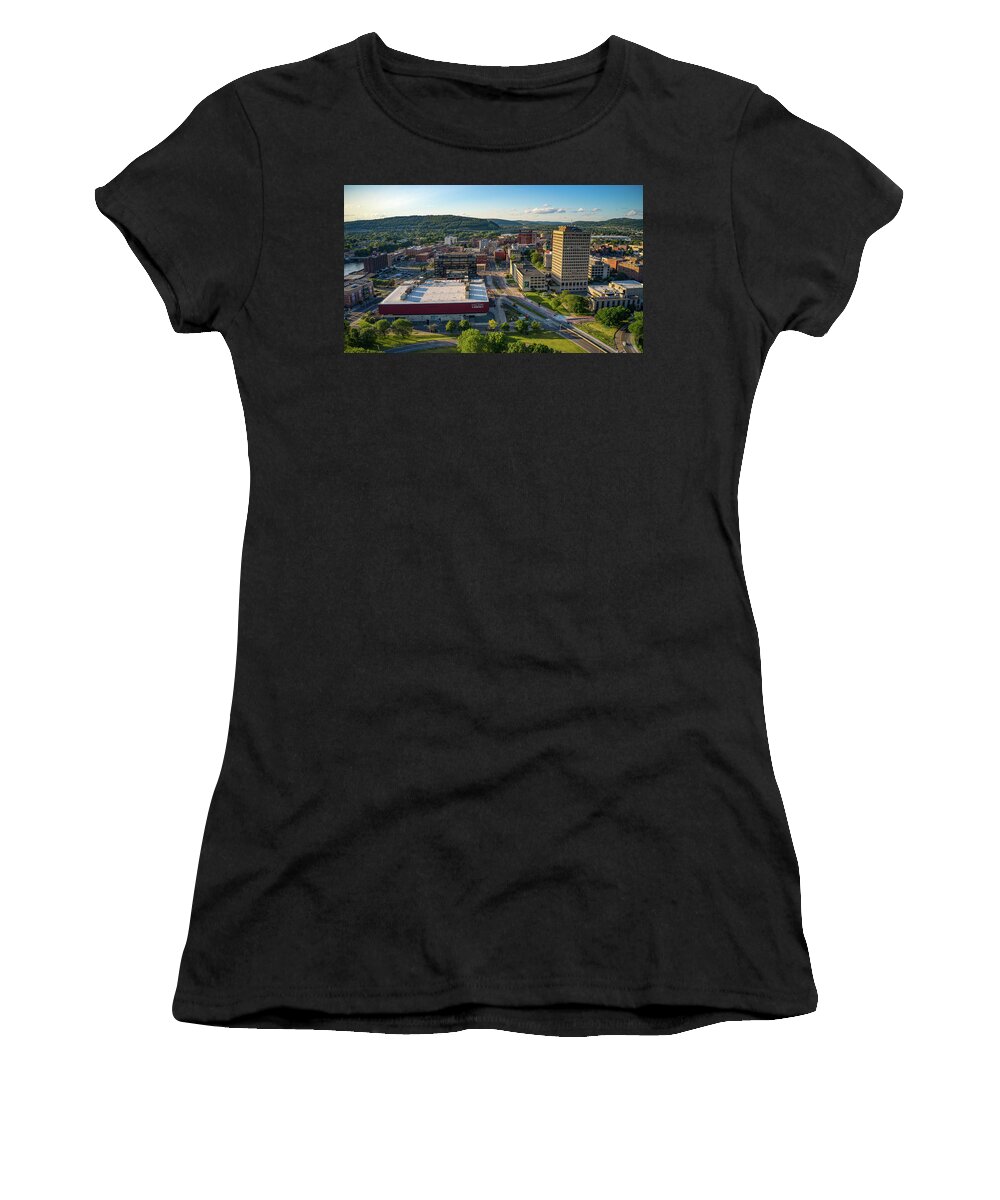 New York Women's T-Shirt featuring the photograph Binghamton by Anthony Giammarino
