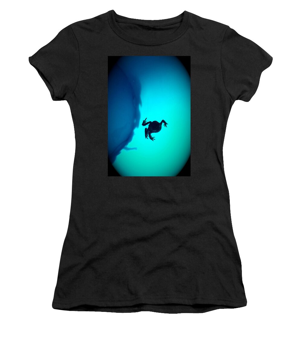 Frog Women's T-Shirt featuring the digital art Born by Danielle R T Haney