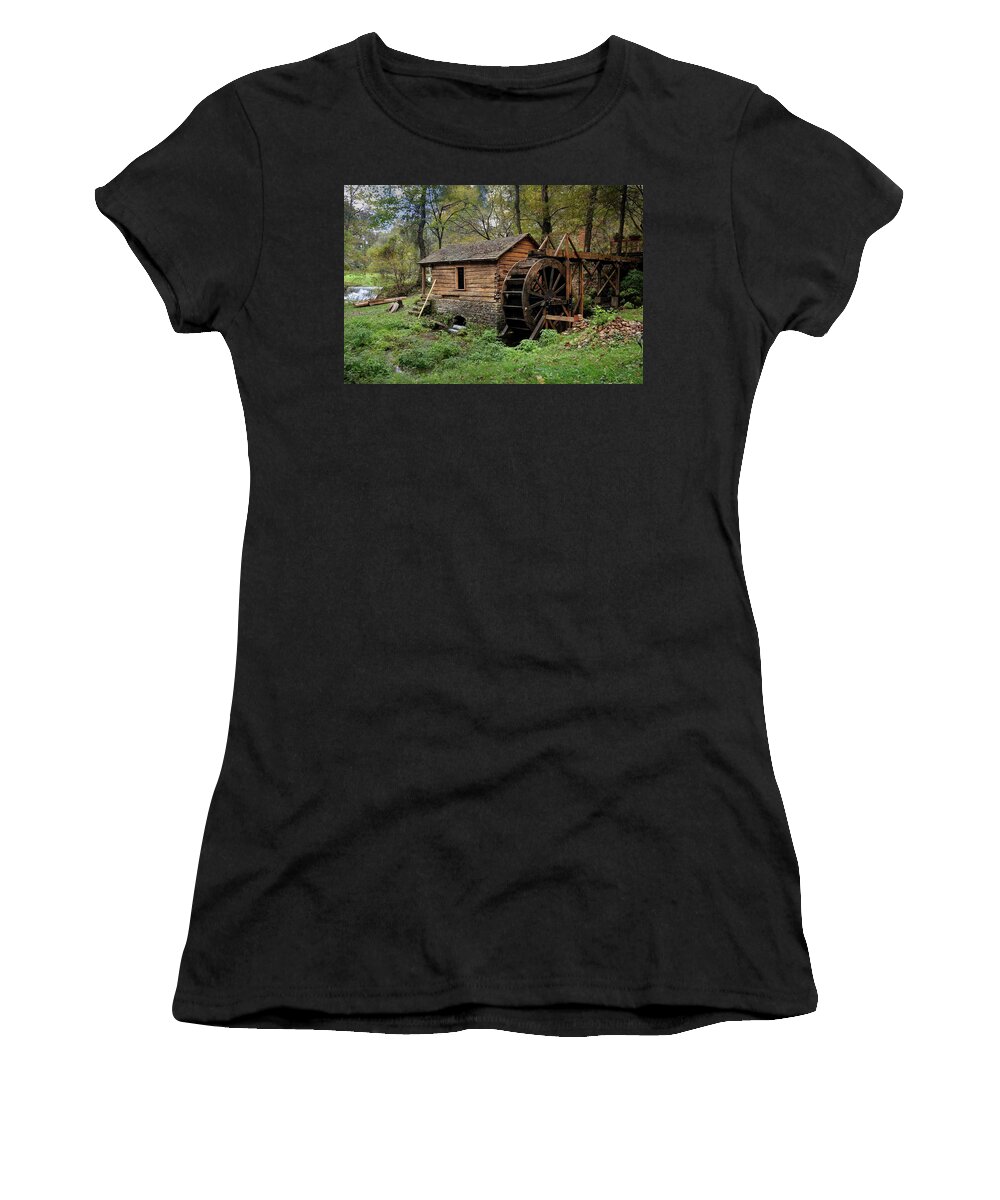 Centerville Women's T-Shirt featuring the photograph Centerville Mill by Marty Koch