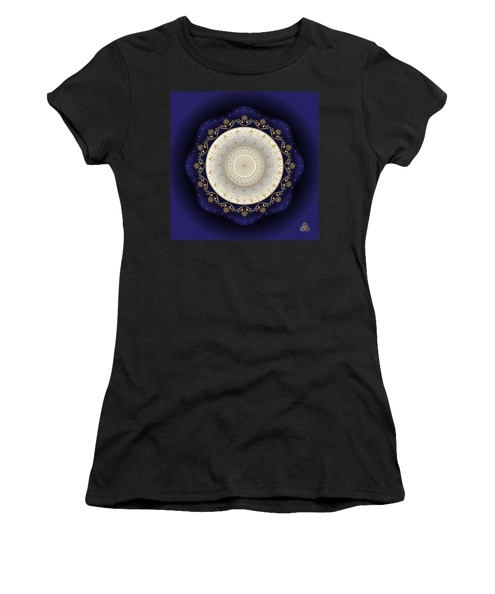 Mandala Women's T-Shirt featuring the digital art Circumplexical No 3976 by Alan Bennington
