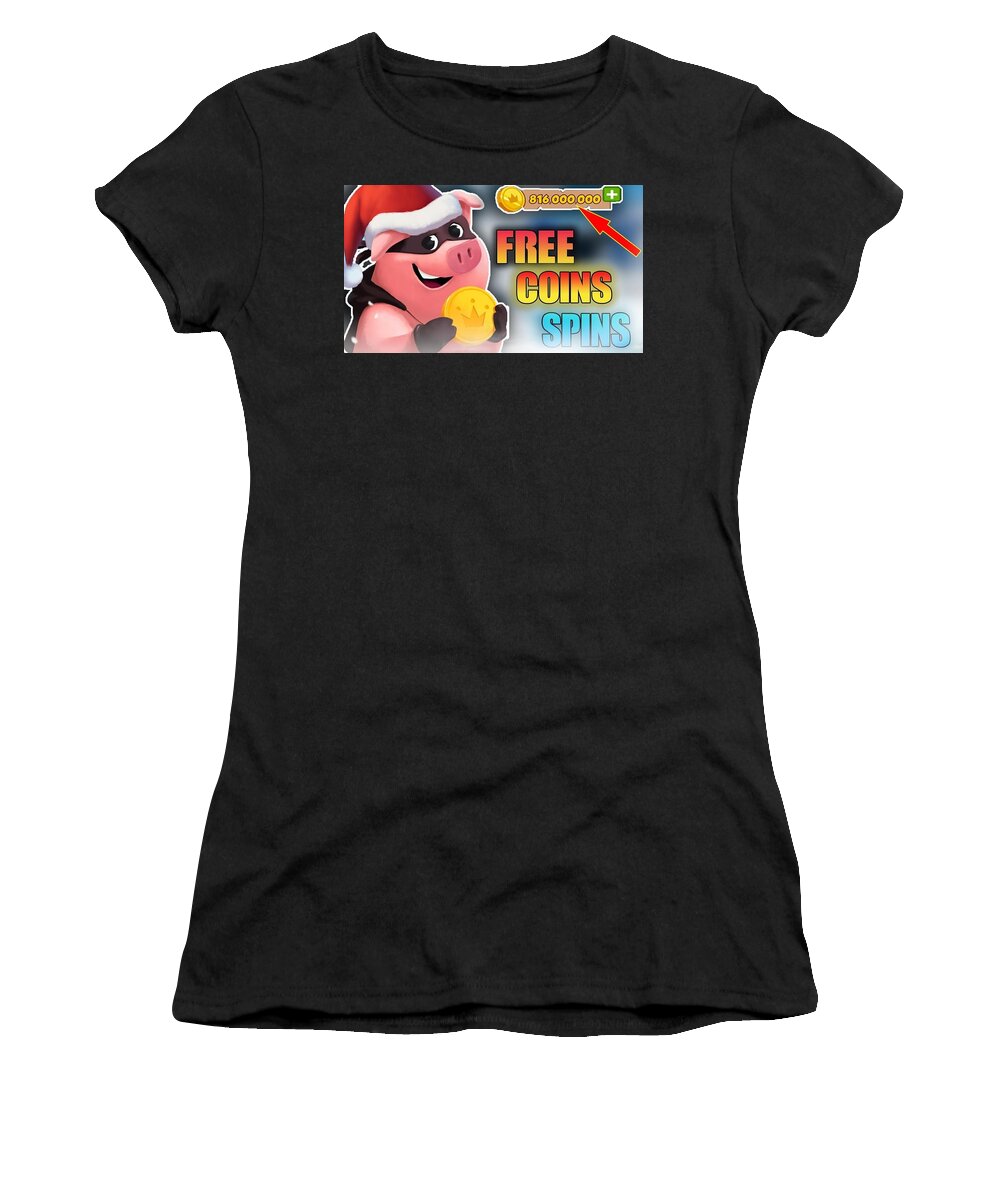  Women's T-Shirt featuring the mixed media Coin Master by Cosu Mares